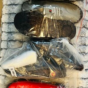 Stylish Gray, Navy, Red and Black Women's Loafers